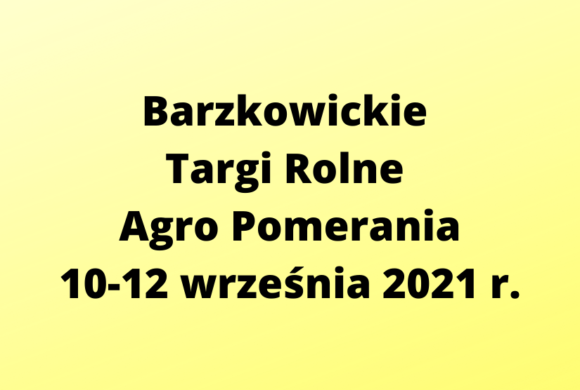 Targi Rolne Agro Pomerania